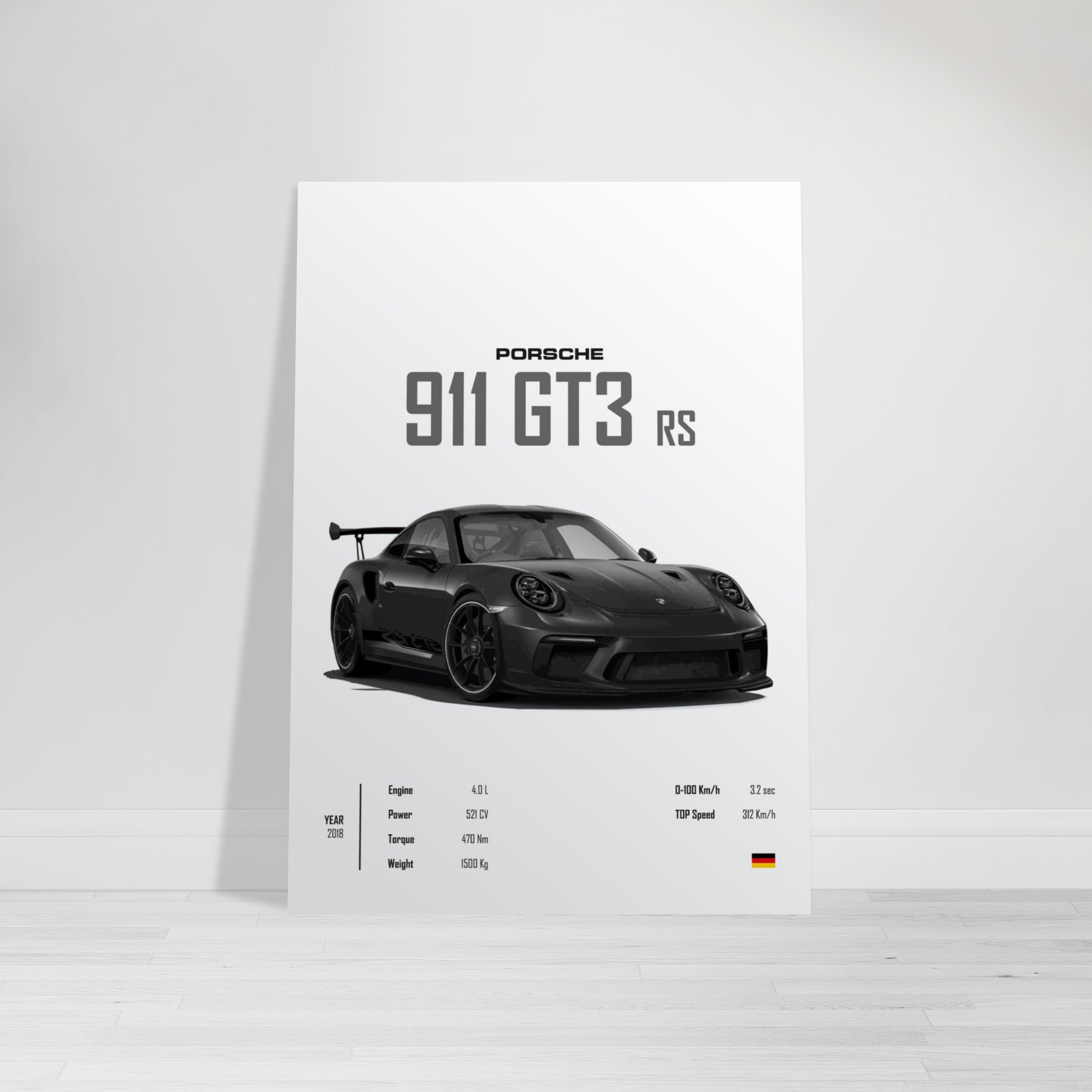 porsche-911-metall-affisch